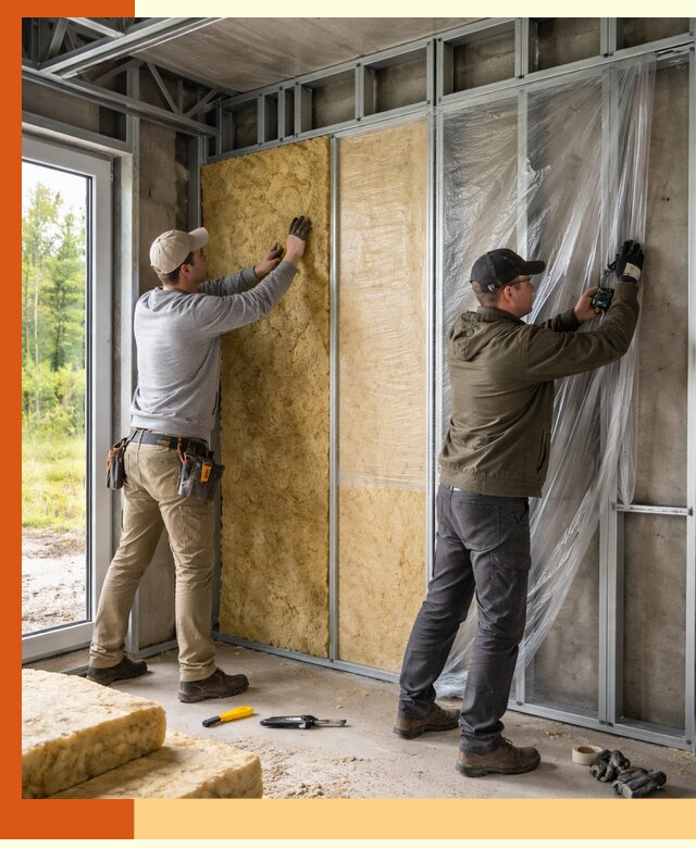 Утепление дома из ЛСТК в Воскресенске с гарантией качества и эффективности