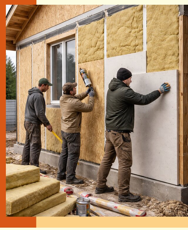 Профессиональное утепление дома из SIP-панелей в Воскресенске