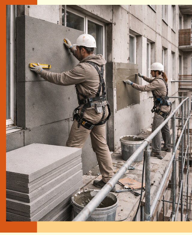 Утепление квартиры снаружи под ключ в Воскресенске