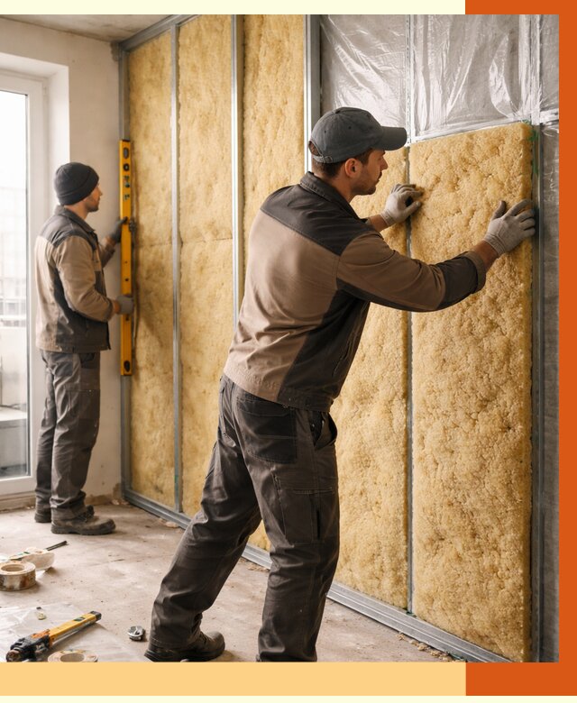 Утепление квартиры изнутри в Воскресенске от 4497 руб. за м2 | Проф. работы ТепломастерВск