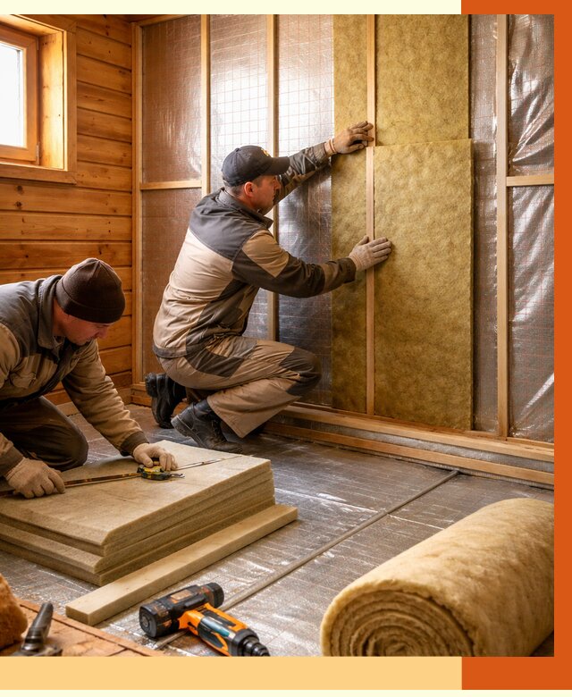 Утепление бани изнутри в Воскресенске под ключ от 4342 руб./м² | ТепломастерВск