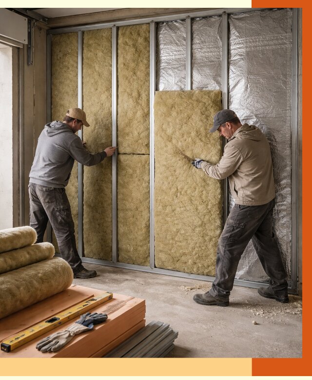 Утепление гаража изнутри в Воскресенске от 7754 руб/м2 — работы и цена | ТепломастерВск