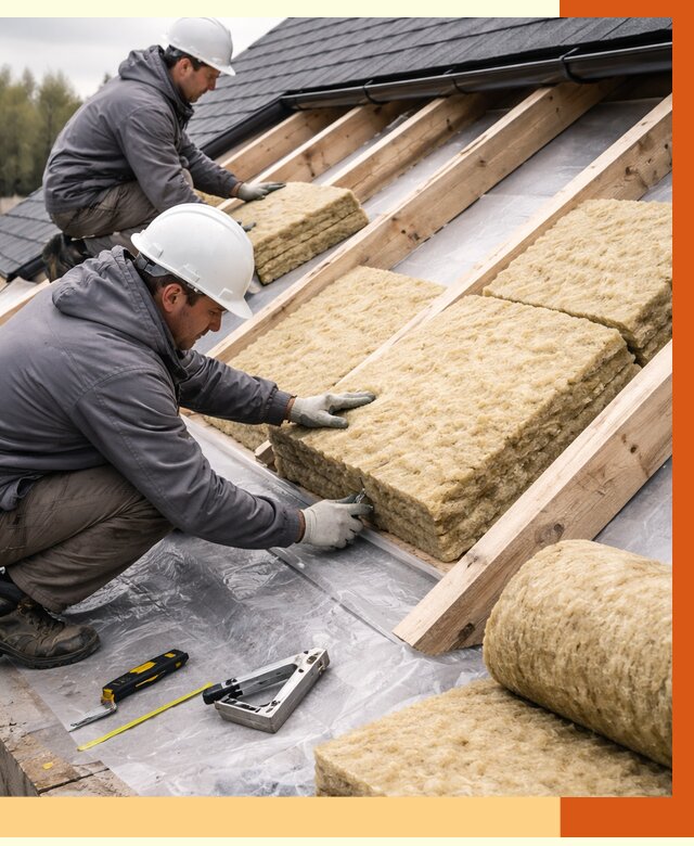 Утепление крыши в Воскресенске от 1913 руб./м2 — комплексное утепление кровли | ТепломастерВск