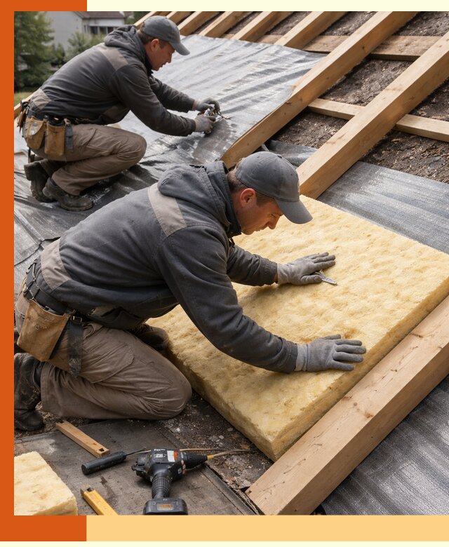 Профессиональное утепление крыши в Воскресенске качественно и надежно