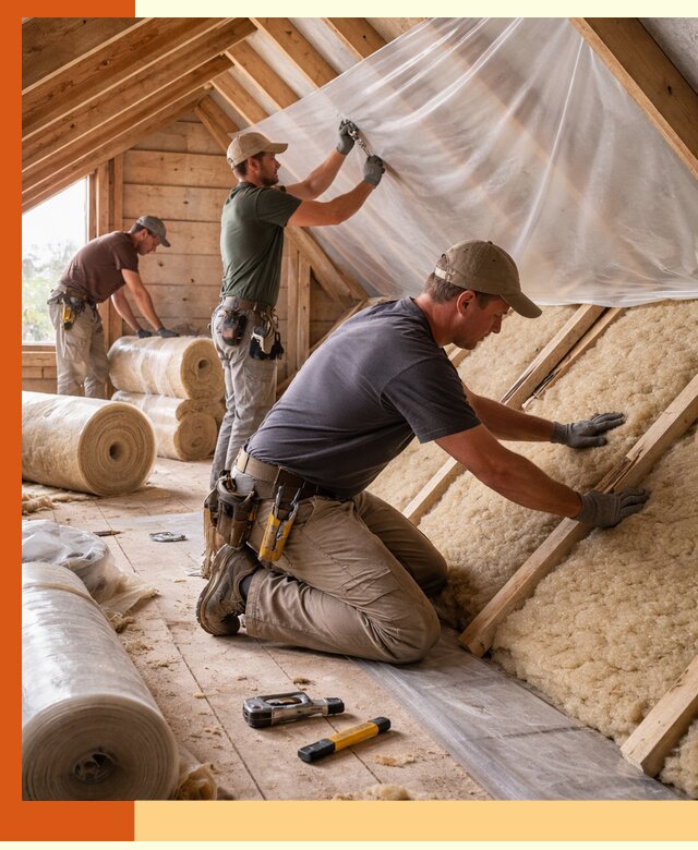 Утепление крыши изнутри в Воскресенске: профессионально и надежно