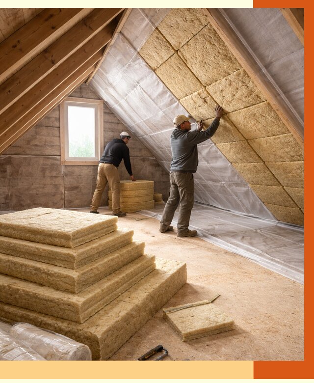 Утепление мансарды в Воскресенске от 2585 руб/м2 — комплексно и под ключ | ТепломастерВск