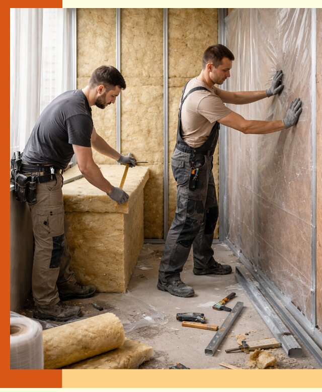 Профессиональное утепление лоджии в Воскресенске эффективно и надежно