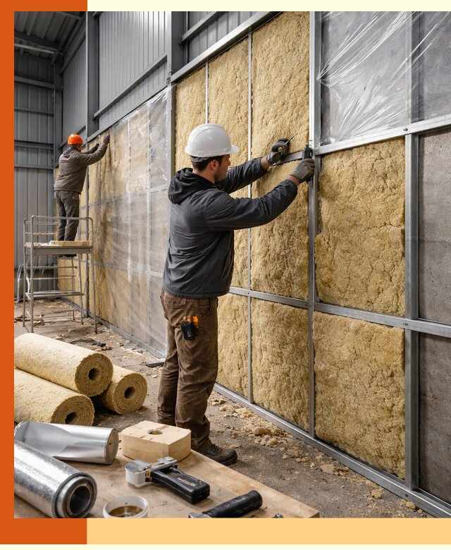 Утепление ангара в Воскресенске — профессиональная теплоизоляция помещений