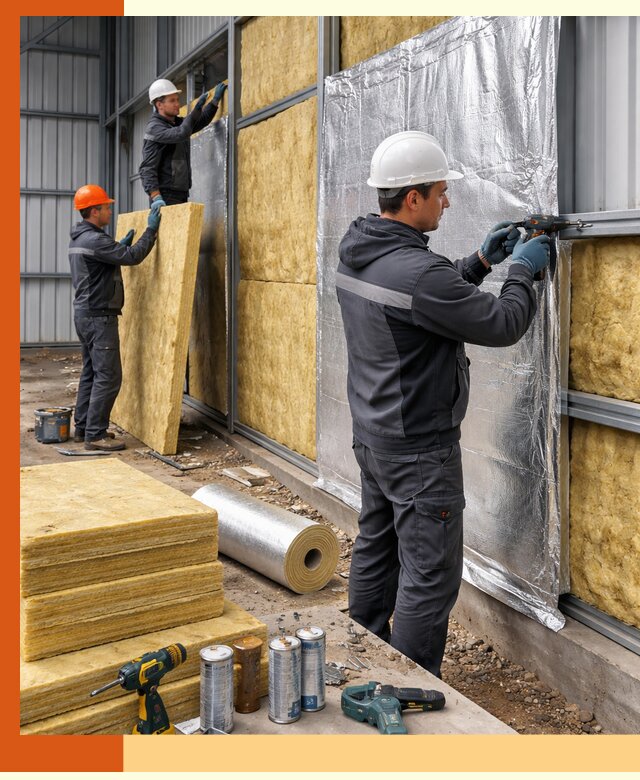 Утепление металлического ангара профессионально в Воскресенске