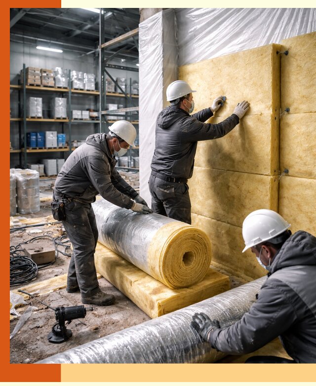 Утепление склада химсырья в Воскресенске: безопасная и эффективная изоляция