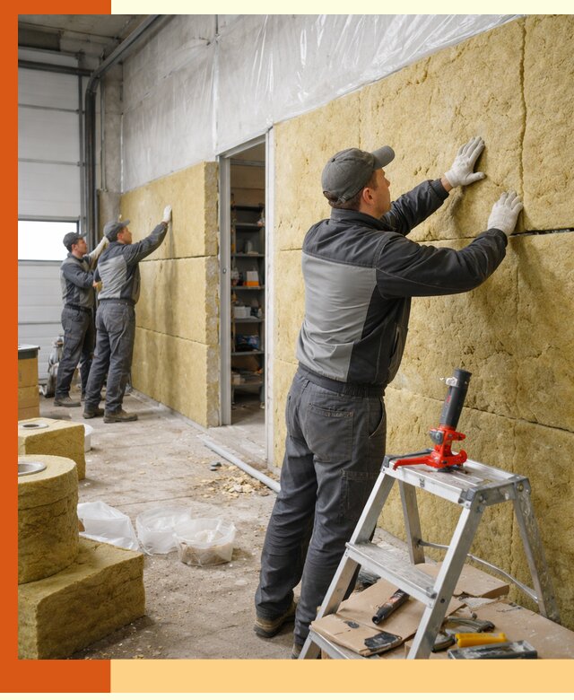 Утепление автосервиса и мастерских в Воскресенске качественно и надёжно