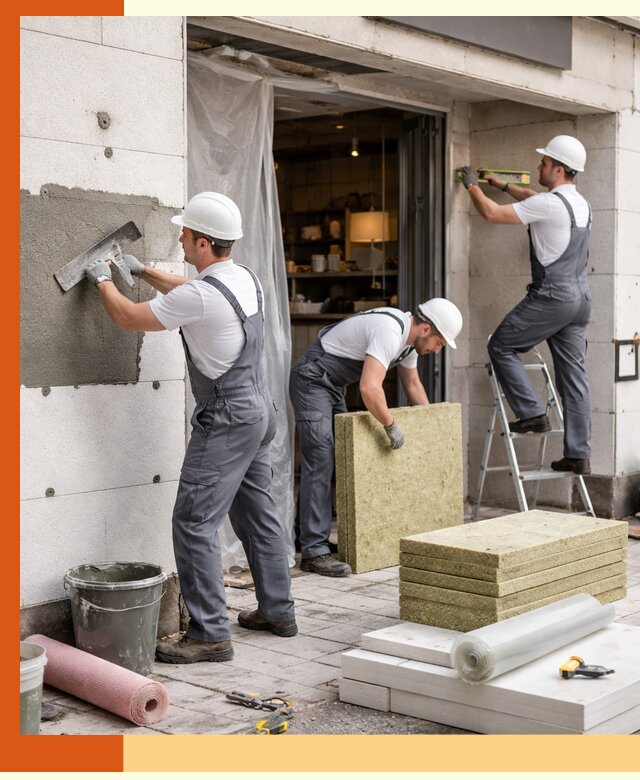 Утепление кафе в Воскресенске: профессиональная теплоизоляция и монтаж