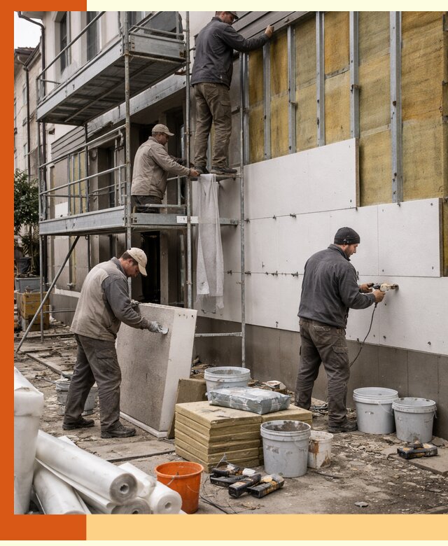 Утепление гостиницы под ключ в Воскресенске с гарантией качества