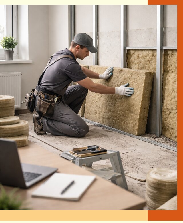 Утепление офиса в Воскресенске от 4652 руб/м2 — комплексное утепление офиса под ключ | ТепломастерВск