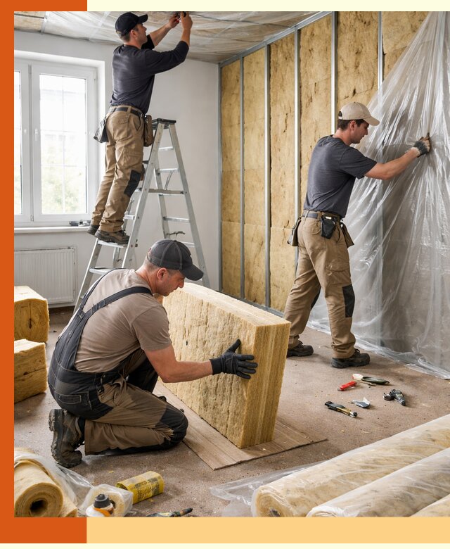 Утепление офисных помещений под ключ в Воскресенске