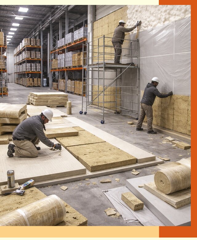 Утепление складского терминала в Воскресенске от 7754 руб./м² под ключ | ТепломастерВск