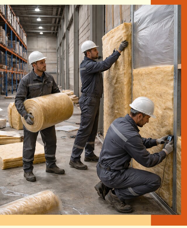 Утепление логистического центра в Воскресенске от 4652 руб/м² под ключ | ТепломастерВск