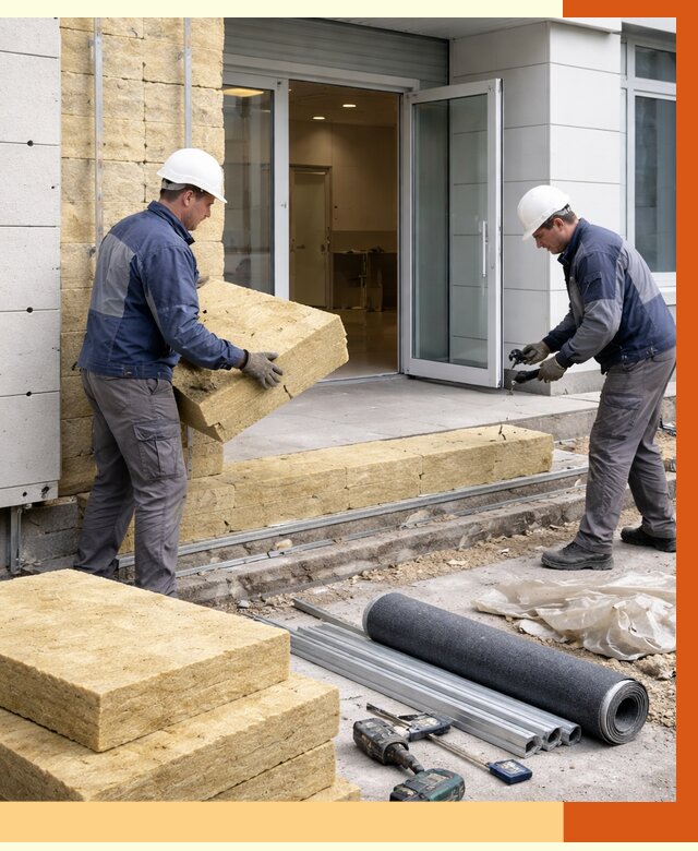 Утепление медицинского центра в Воскресенске под ключ от 12923 руб./м² | ТепломастерВск