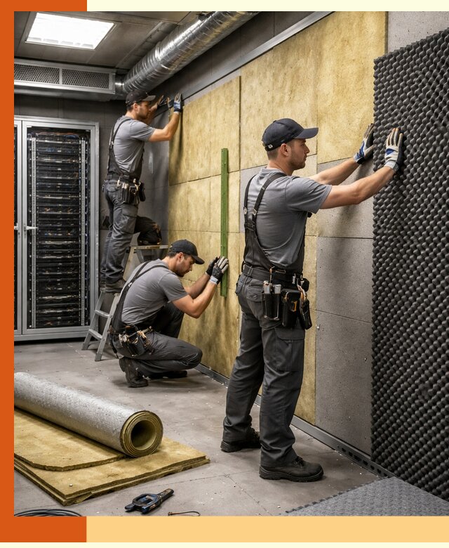 Утепление серверной комнаты профессионально в Воскресенске