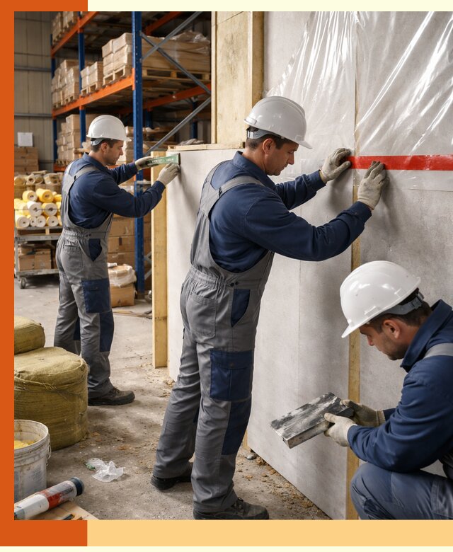 Утепление теплого склада под ключ в Воскресенске