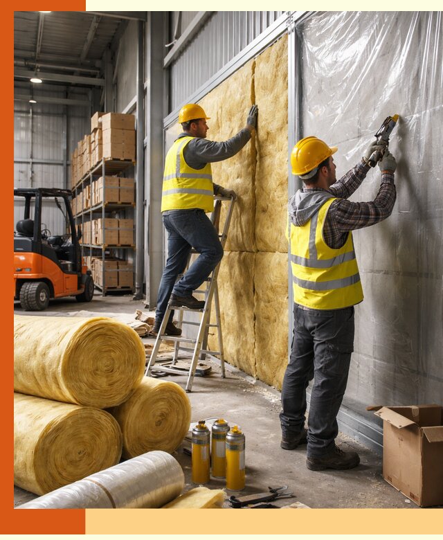 Утепление склада с техникой в Воскресенске под ключ