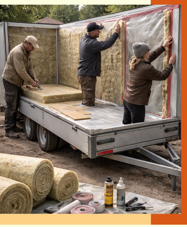 Утепление прицепа в Воскресенске под ключ от 12923 руб. — комплекс от ТепломастерВск