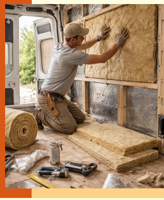 Утепление кемпера под ключ в Воскресенске с гарантией качества