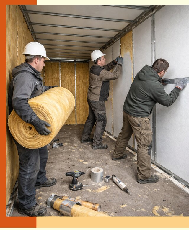 Утепление рефрижераторного контейнера в Воскресенске профессионально и надежно