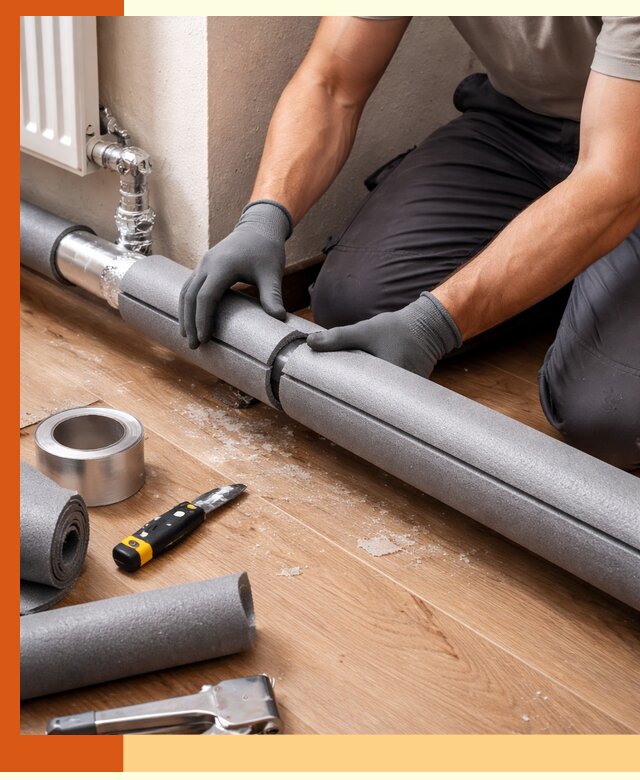 Утепление труб отопления в Воскресенске: теплоизоляция и защита сети