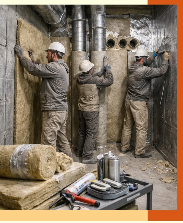 Утепление венткамеры в Воскресенске под ключ от 1499 руб. — профессионально | ТепломастерВск