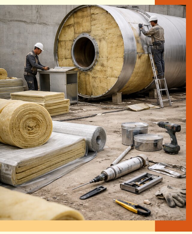 Утепление резервуара с топливом в Воскресенске от 28430 руб. под ключ | ТепломастерВск