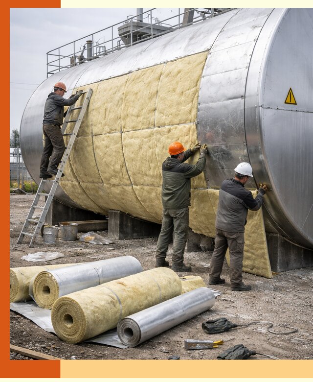 Утепление резервуаров с топливом в Воскресенске надежно и экономично
