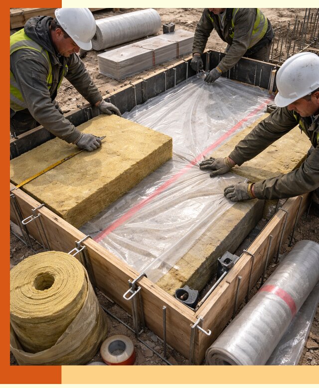 Теплоизоляция опалубки для строительства в Воскресенске