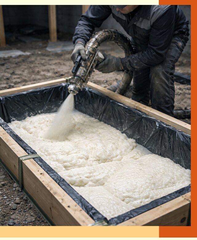 Заливка ППУ в формы в Воскресенске от 2585 руб. — утепление форм под ключ | ТепломастерВск