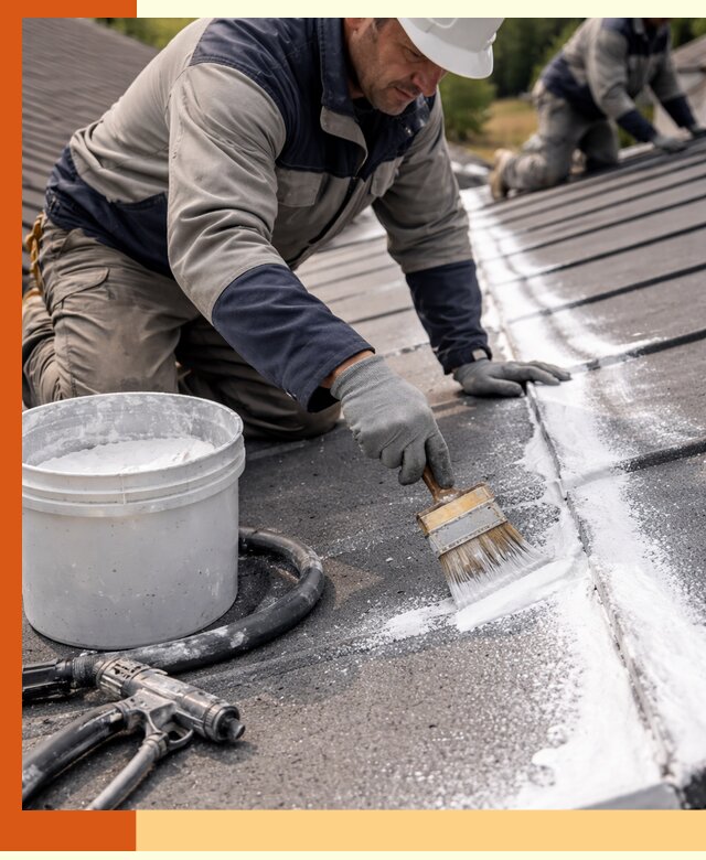 Утепление кровли жидкой теплоизоляцией в Воскресенске