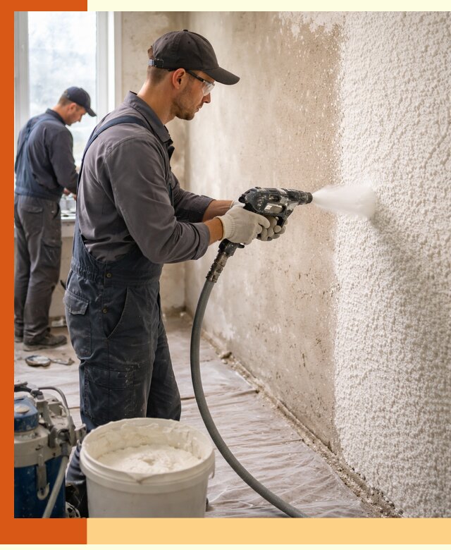 Утепление стен жидкой теплоизоляцией в Воскресенске для квартир и домов