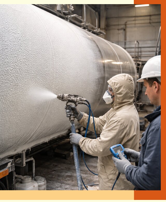 Утепление автоцистерны жидкой теплоизоляцией в Воскресенске от 14990 руб. под ключ | ТепломастерВск