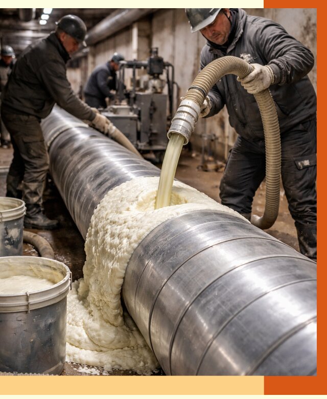 Утепление теплотрассы жидкой теплоизоляцией в Воскресенске от 4342 руб. | ТепломастерВск