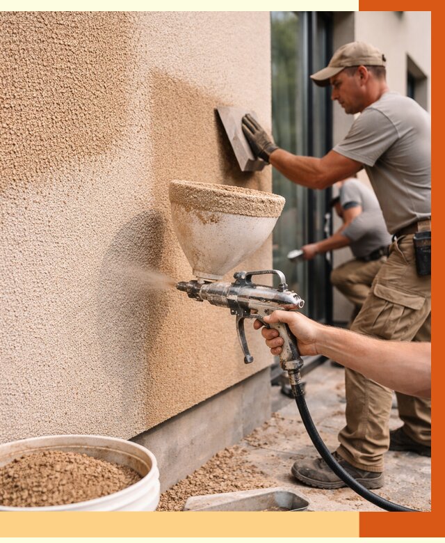 Утепление фасада жидкой пробкой в Воскресенске от 4962 руб./м² под ключ | ТепломастерВск