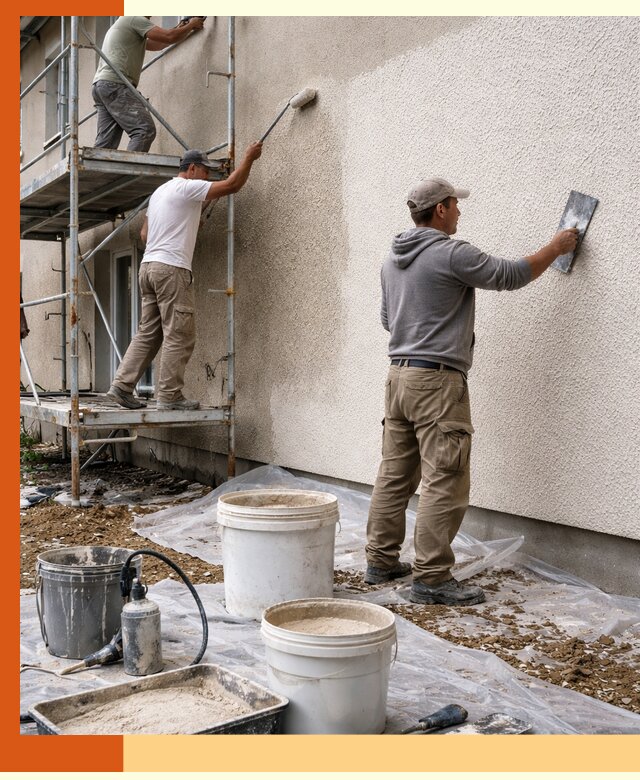 Утепление фасада жидкой пробкой в Воскресенске