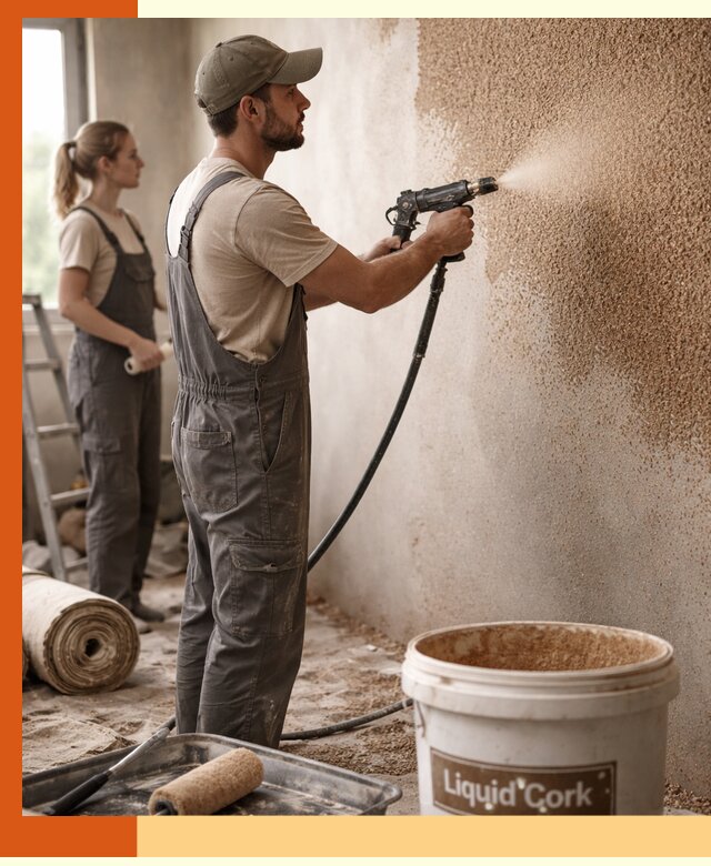 Утепление стен жидкой пробкой в Воскресенске эффективное и долговечное