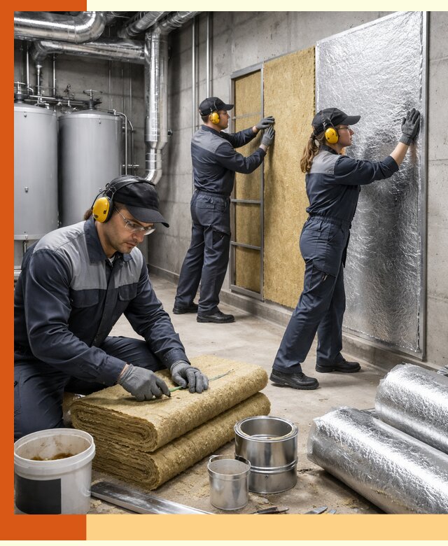 Шумоизоляция котельной в Воскресенске: профессиональный монтаж и материалы