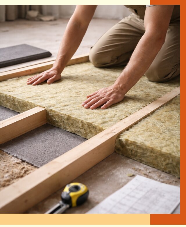 Шумоизоляция пола в Воскресенске от 1292 руб./м² — профессиональная звукоизоляция | ТепломастерВск