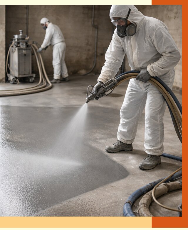 Гидроизоляция полимочевиной в Воскресенске от 8787 руб/м² — напыление полимерной гидроизоляции | ТепломастерВск