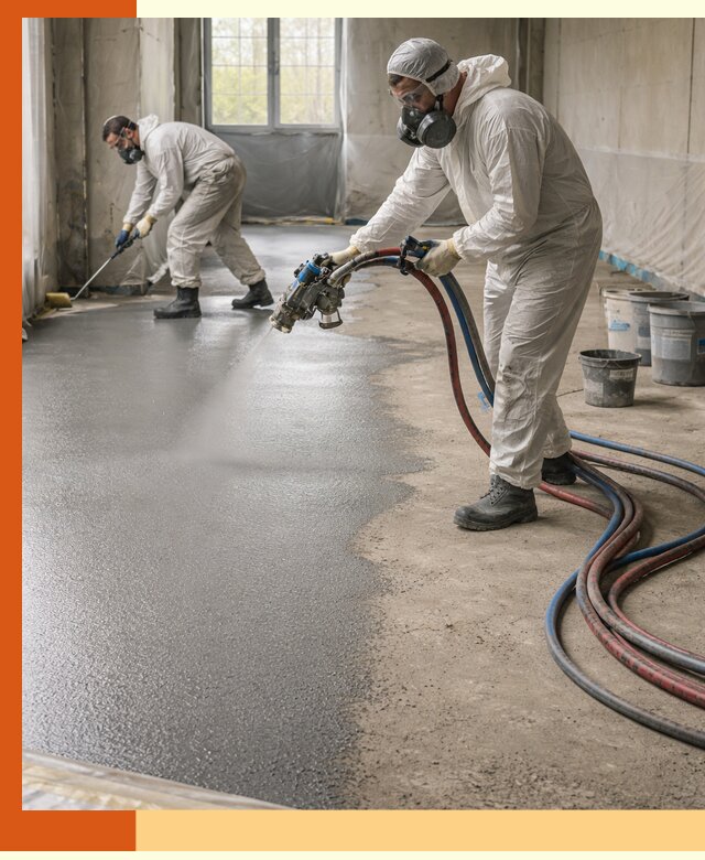 Гидроизоляция полимочевиной полов и конструкций в Воскресенске