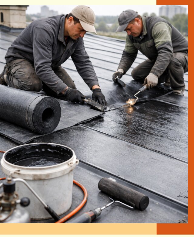 Гидроизоляция фальцевой кровли в Воскресенске от 7754 руб. под ключ | ТепломастерВск