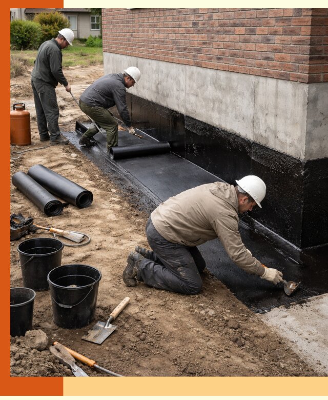 Гидроизоляция фундамента в Воскресенске: надежная защита строений