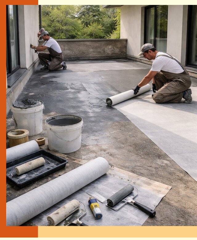 Гидроизоляция террасы в Воскресенске — надежная защита от влаги и протечек