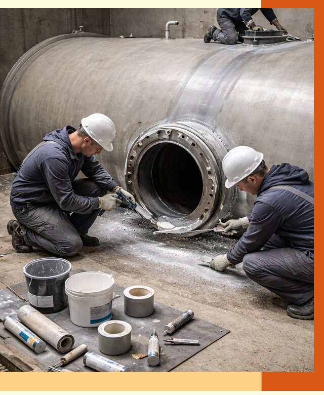 Гидроизоляция резервуара с топливом в Воскресенске от 77535 руб. под ключ | ТепломастерВск