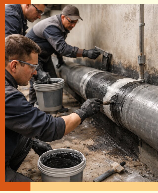 Гидроизоляция труб в Воскресенске — защита и герметизация коммуникаций